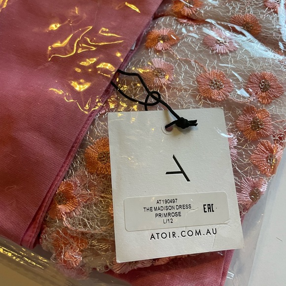 Revolve Atoir The Madison Cocktail Dress in Primrose - Picture 5 of 9